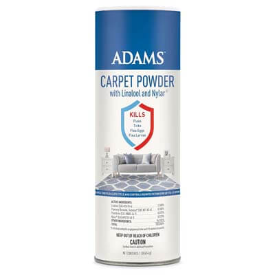 adams carpet powder flea adams