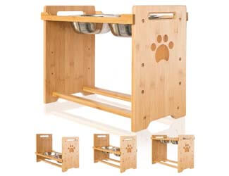 pupteck raised pet bowls